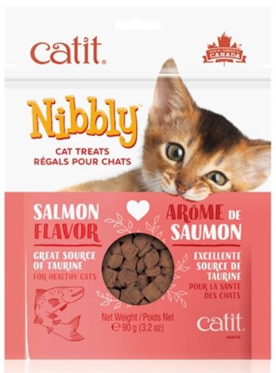 Catit Nibbly Cat Treats - Salmon - Click Image to Close